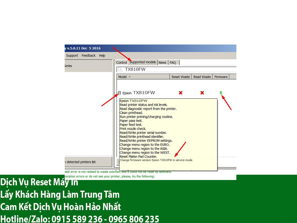 Key Firmware May In Epson TX810FW Step 1